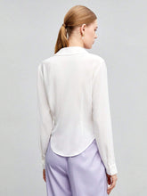 Solid Button Front Shirt